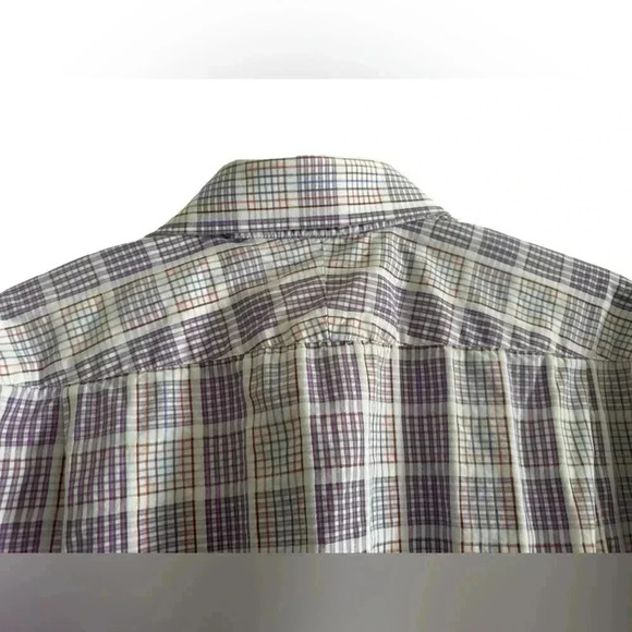 Peter Millar Shirt Men Size Large Button Down Long Sleeve Plaid - Picture 3 of 11
